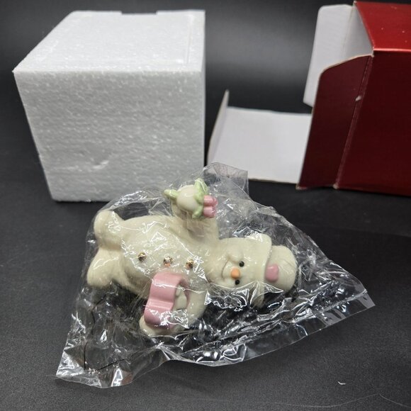 Lenox Porcelain Snowman, A snowman of My Own Figurine 4" Mint with box - Picture 5 of 7